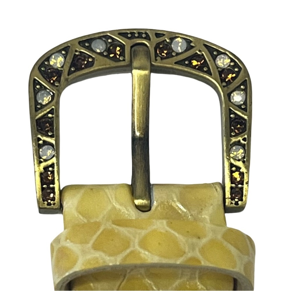 Heidi Daus “Spotted Beauty” Giraffe Watch with Leather Strap - Picture 8 of 9